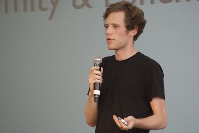 Chris Poole at XOXO in 2012.