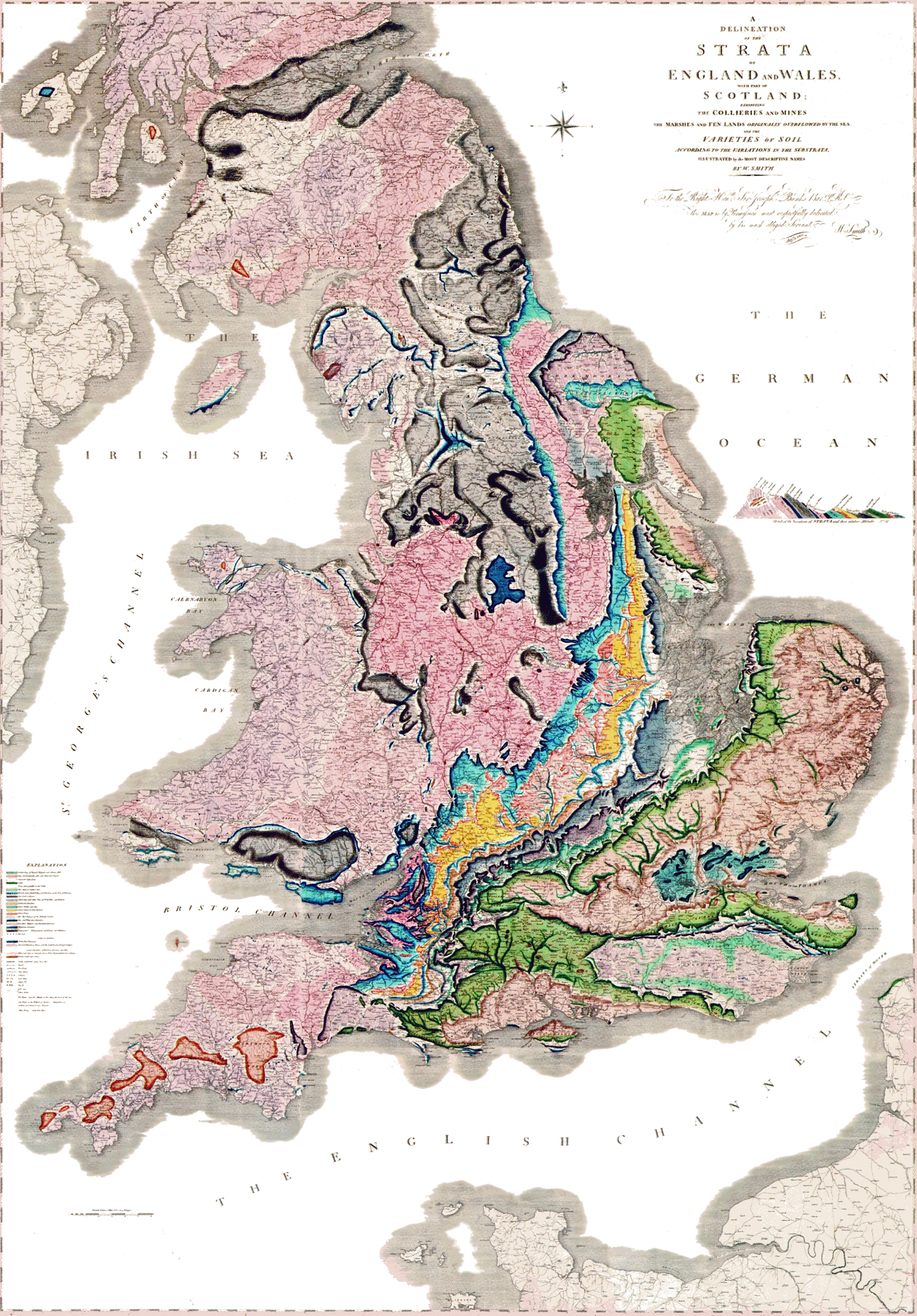 The First Major Geologic Map Turns 200 | Ars Technica