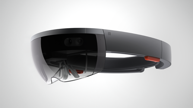 The HoloLens integrates its own Kinect-like sensor.