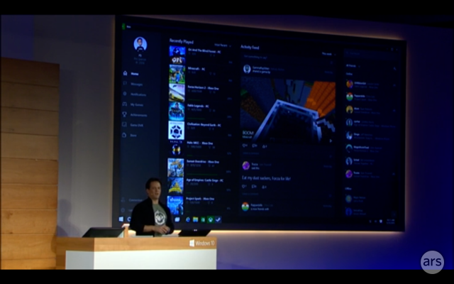 windows 10 on xbox one