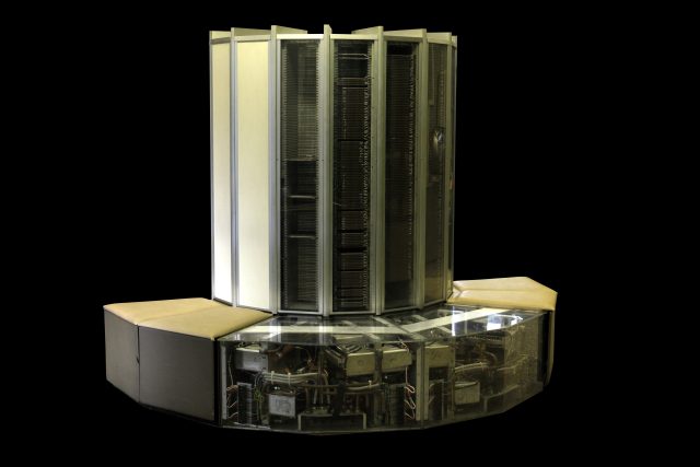 Old-school big data machine: a CRAY-1 supercomputer.