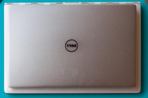 The XPS 13 resting atop the Yoga 3 Pro.