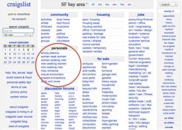 Craigslist personals associated with 16 percent boost in ...