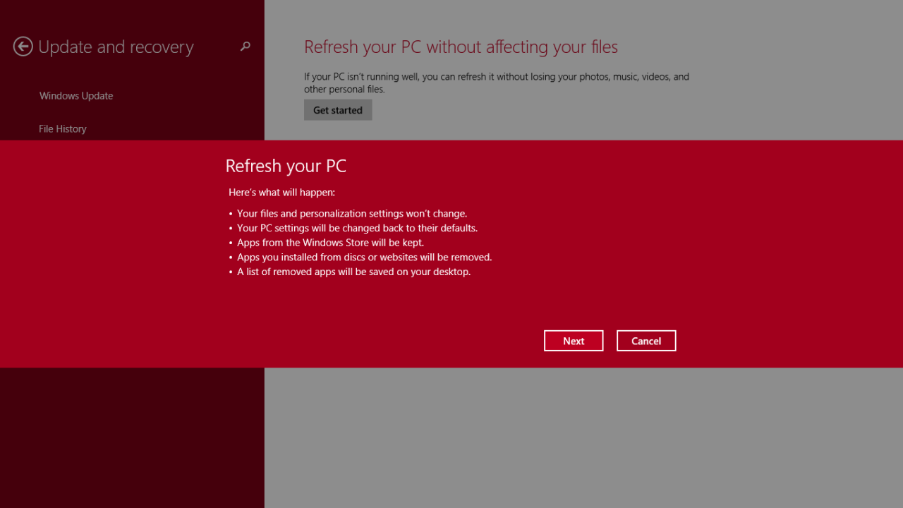 How to wipe a laptop clean for new install chbinger