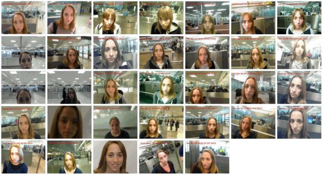 Every photo taken of Runa by the Department of Homeland Security between 2010 and 2014.