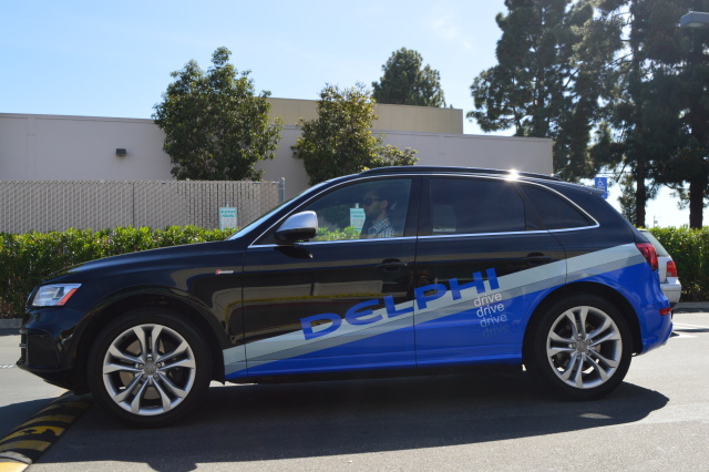 Last year, Delphi demoed a self-driving car that drove across the country autonomously. 