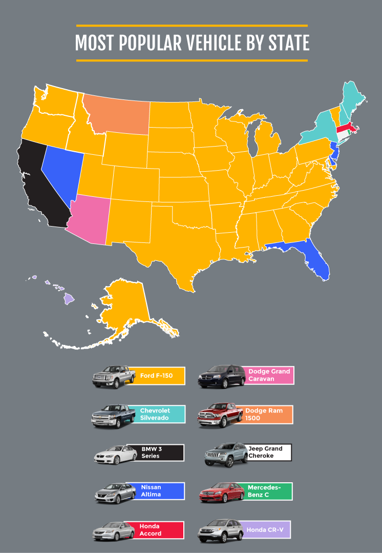 By the numbers America’s favorite vehicles mapped Ars Technica