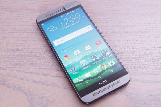 The HTC One M9.