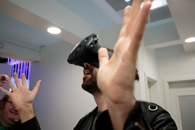 Sebastian saw the light in the HTC/Valve Vive VR headset