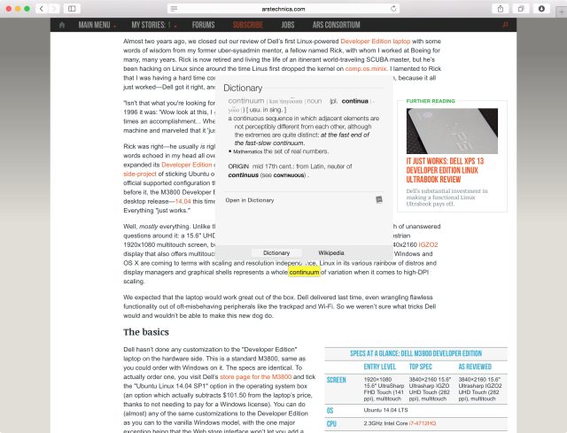 New Model Two Year Old Processor The 15 15 Inch Retina Macbook Pro Reviewed Ars Technica