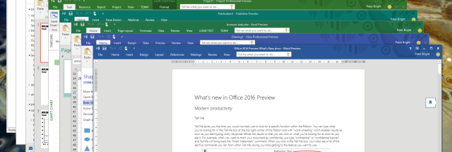First Look At The Office 2016 Preview For Windows Ars Technica
