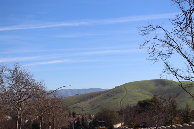 The hills outside San Ramon are a bit more welcoming than the snow I left behind in Baltimore.