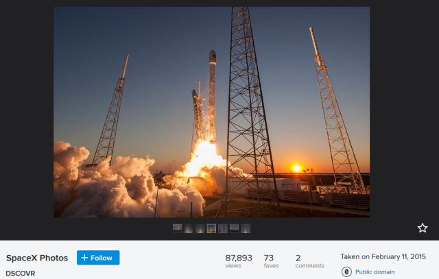 Flickr offers new public domain licensing in wake of SpaceX photo release