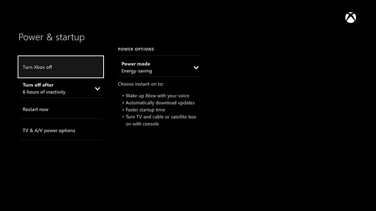 Power supply idle control. Startup Power.