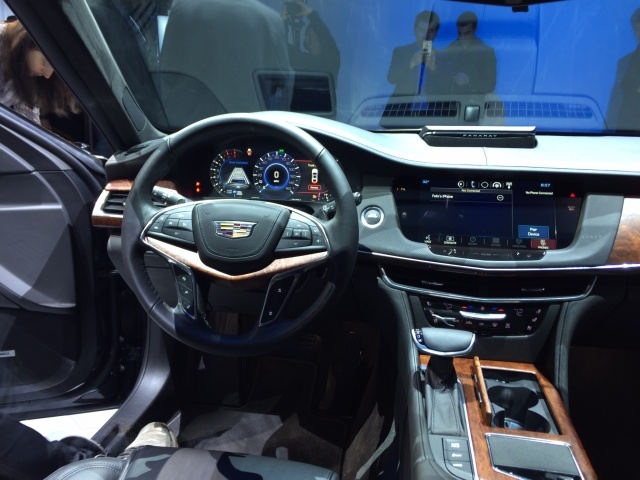 The fit and finish of the CT6 appeared good.