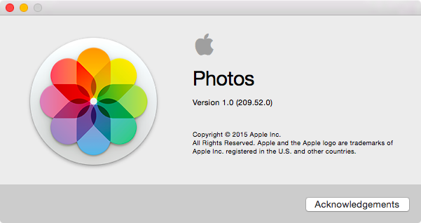 iphoto for mac 10.10.3