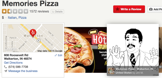 Indiana Pizzeria Yelp Bombed After Saying No Pizzas For Gay Weddings Ars Technica 