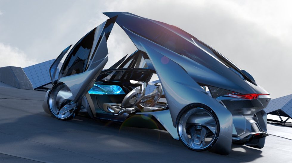 Chevrolets Autonomous Electric Concept Car Has A Swivel Chair Drivers