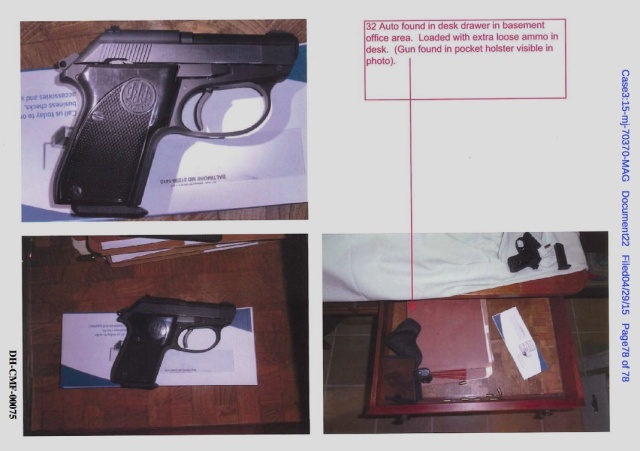 This was one of the firearms found in the home of Carl Mark Force on the day he was arrested in March 2015.