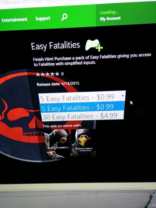 Mortal Kombat X charges players for “easy fatalities”
