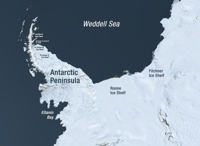 antarctic peninsula map