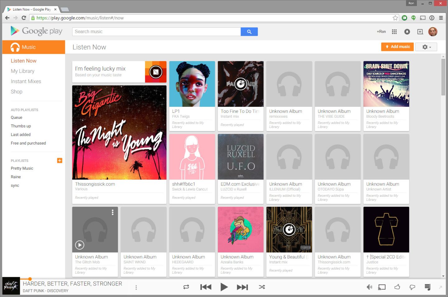 High-Quality Google Play Music Old Playlists Scene Concept High-Quality Google Play Music Old Playlists Scene Concept