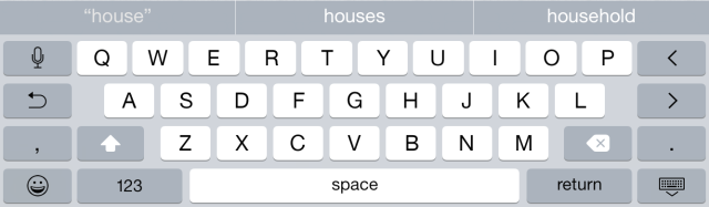 Apple's keyboard already changes depending on the context, but it could still do more with larger-screened devices like iPads.