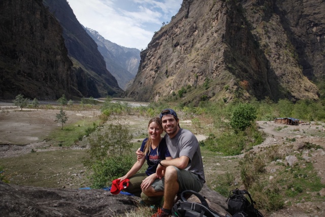 Our former ad director and his wife in Nepal.