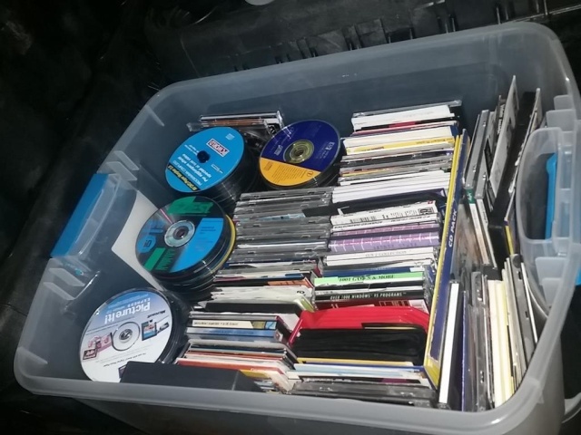 For an archivist like Jason Scott, this stack of CD-ROMs is a treasure trove.  But what happens when software runs out of disks?