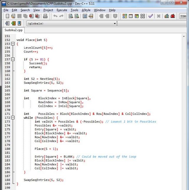 A screenshot of Prime Minister Lee's carefully commented code.