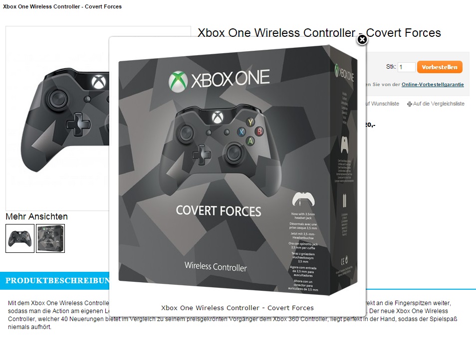 microsoft xbox one wireless controller without a 3.5 mm jack