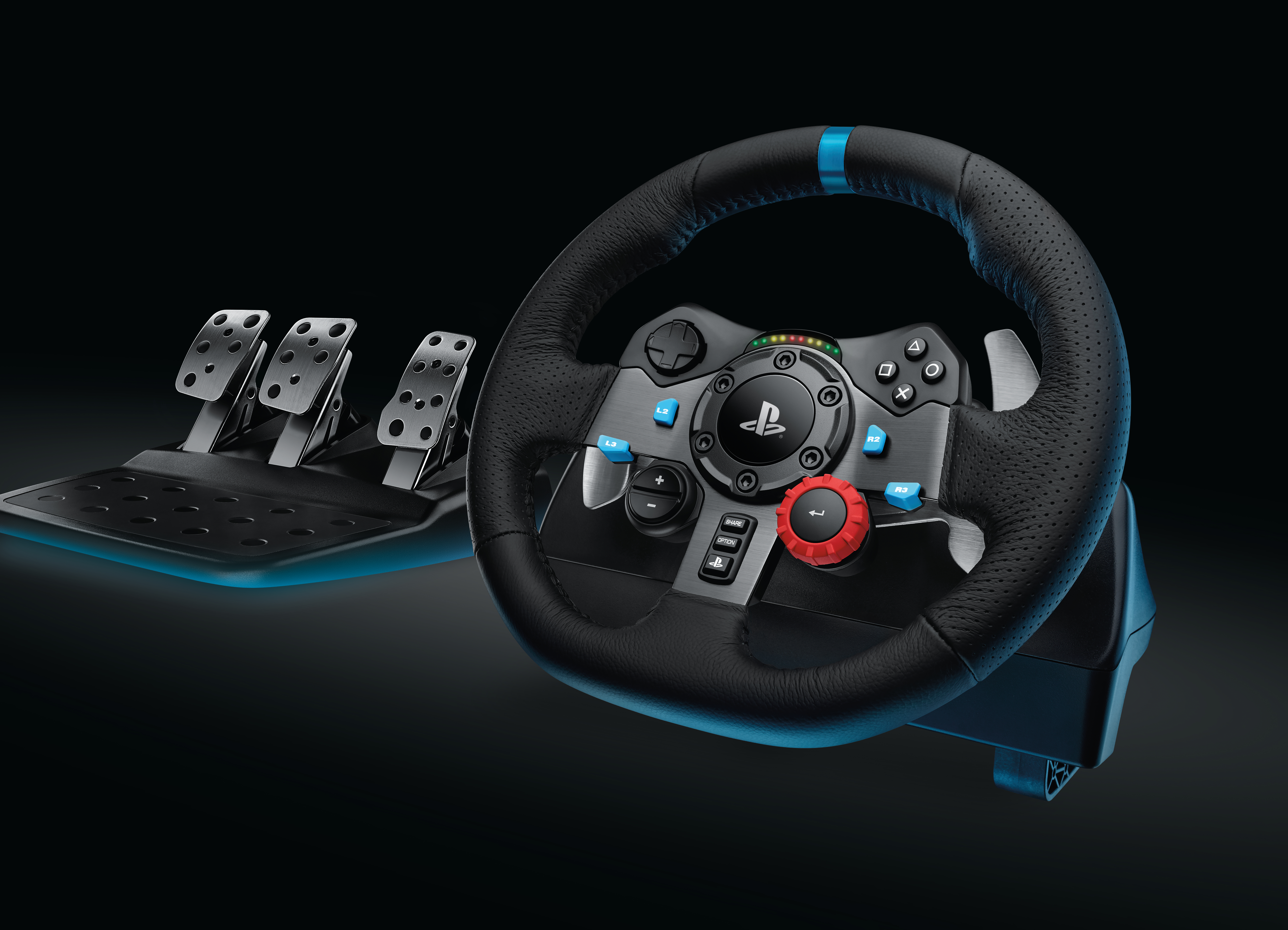 grube plasticitet specificere Logitech G29 and G920 racing wheels coming to PS4 and Xbox One [Updated] |  Ars Technica