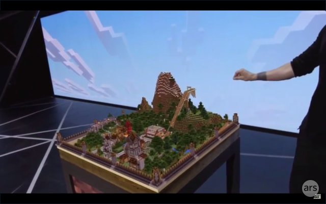 Microsoft is teaming up with Valve VR and Oculus, showing Minecraft for HoloLens