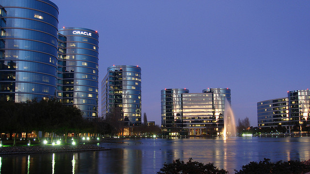 Oracle headquarters in Redwood Shores, California.