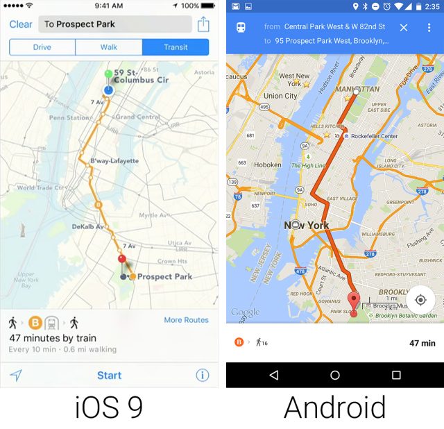 Ios 9 Maps Everybody copies everyone: iOS 9 features inspired by Android - Ars ...