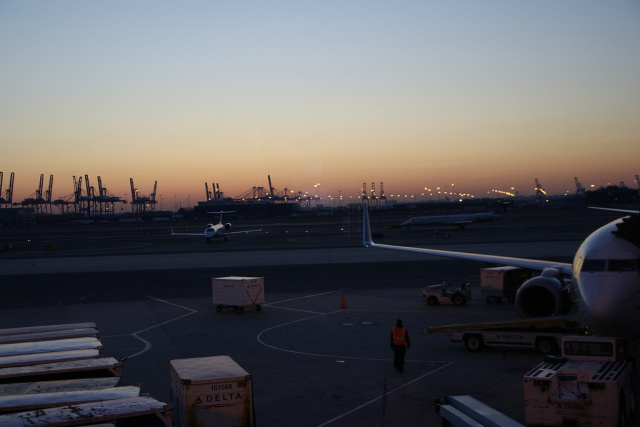 Newark International Airport, as seen in 2010.