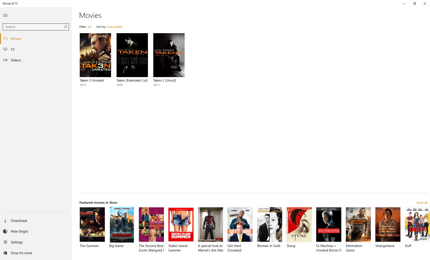 Video Store Window Windows 10’s weirdly disjointed music, video, and store apps - Ars Technica