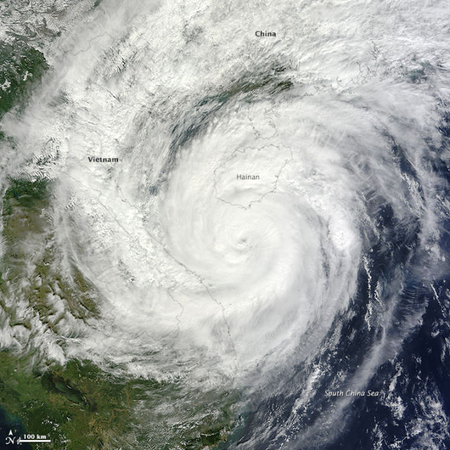 Typhoon Haiyan in 2013.