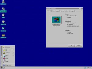 Windows 95, the first 32-bit Windows with hardware requirements that normal people could afford.