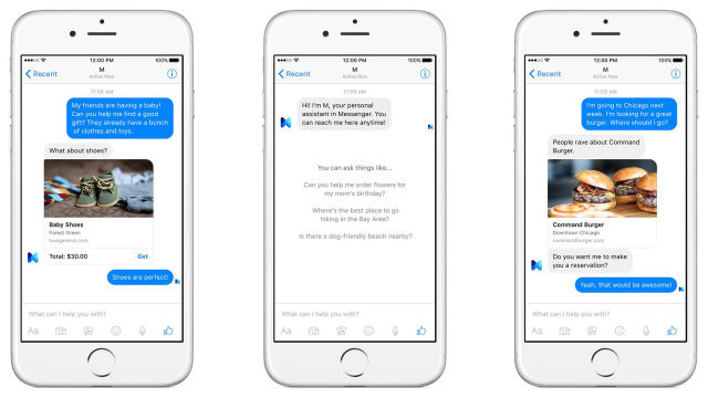 Facebook’s virtual assistant “M” is powered by real people