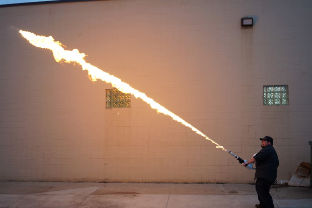 Facing possible ban, more Americans are buying new—and legal—$900 flamethrowers