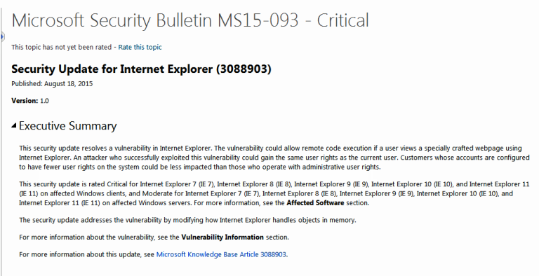 Microsoft issues emergency patch for critical IE bug under active ...