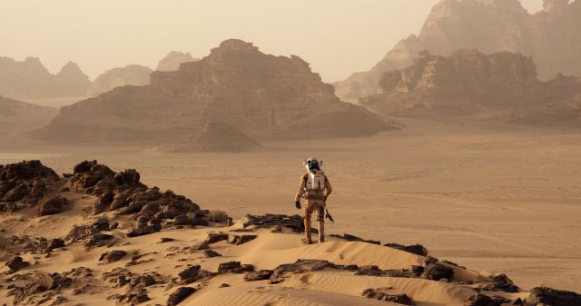 This isn't Edgar Rice Burroughs' Mars—no bazaars or Martian princesses. Just an empty, depthless waste of dirt and rock.