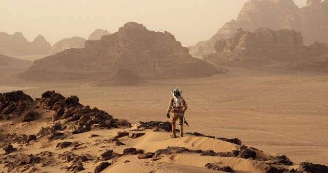 This isn't Edgar Rice Burroughs' Mars—no bazaars or Martian princesses. Just an empty, depthless waste of dirt and rock.