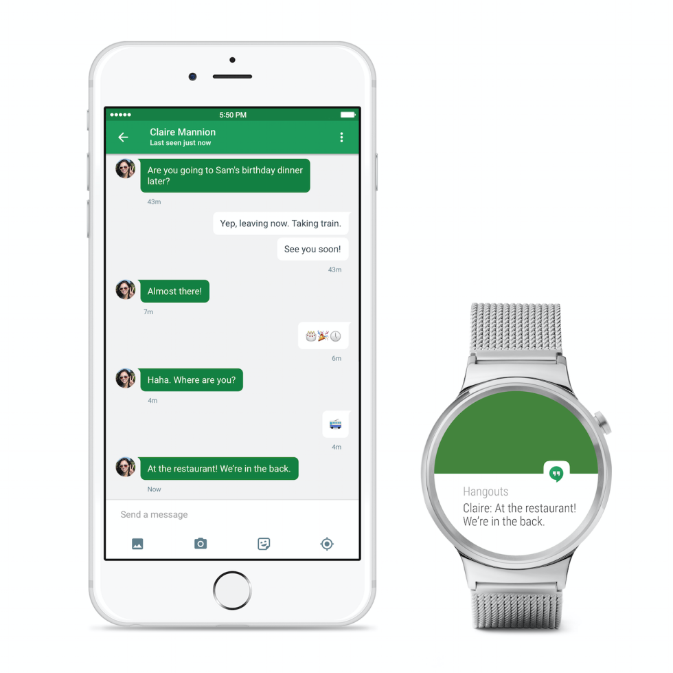 Android Wear on iOS: A hobbled, Google 