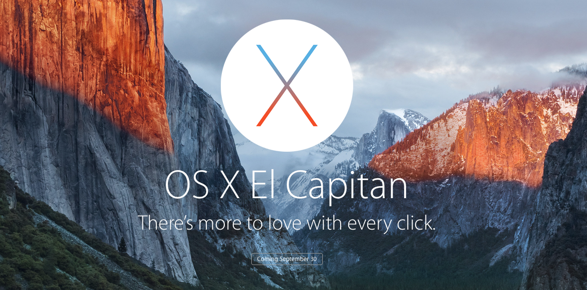 OS X 10.11 releases on September 30, GM available now [Updated]