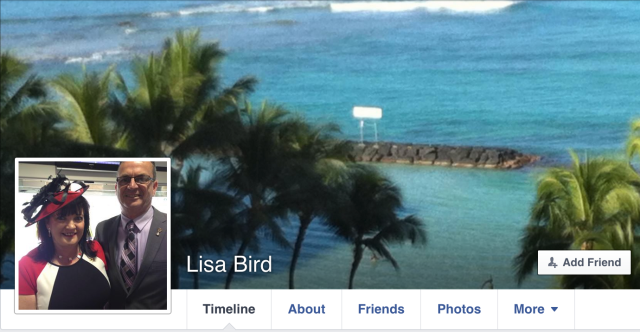 Australian real estate supervisor Lisa Bird was told by Australia's Fair Work Commission that she "drew a line" in the workplace by unfriending one of her subordinates on Facebook. That meant the subordinate in question, real estate agent Rachael Roberts, no longer sees the friend version of the above Facebook profile.