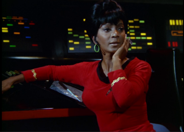 Nichelle Nichols made TV history with her portrayal of Nyota Uhura in <em>Star Trek: the Original Series</em>.