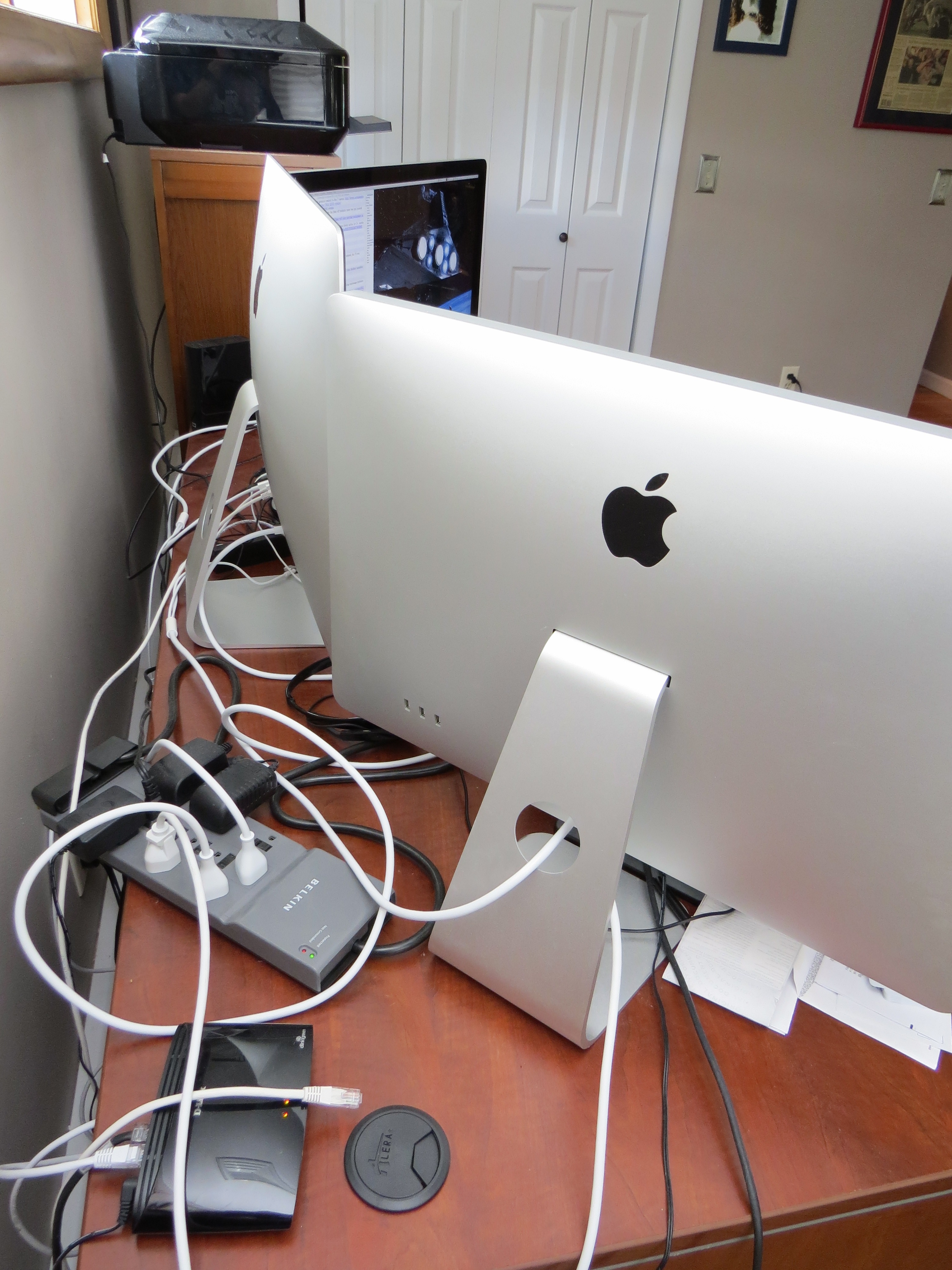 Help! There is a seething mass of snakes under my desk