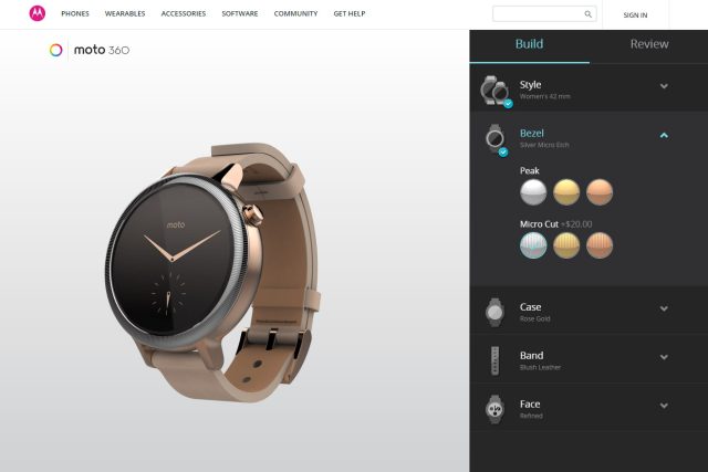 Moto maker best sale moto 360